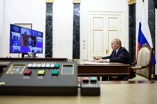 Russian President Putin chairs Security Council meeting in Moscow