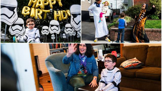 Roditelji mu priredili Star Wars proslavu uz socijalni razmak