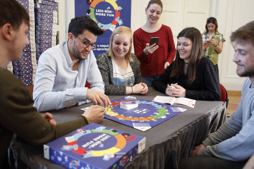 Zagreb, 21.03.2017 - HUO predstavio edukativnu igru Manje rizika - vise zabave