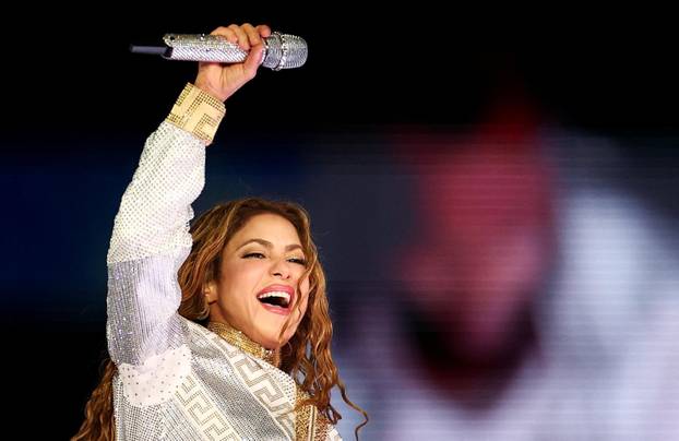 Shakira's 'Las Mujeres Ya No Lloran World Tour' concert at Jose Amalfitani stadium, in Buenos Aires