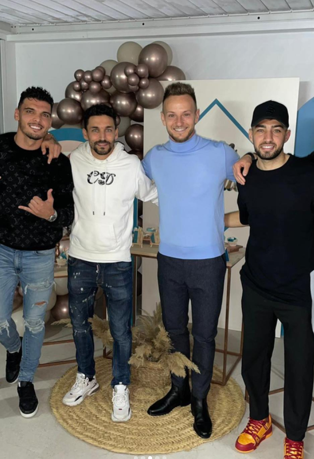 FOTO Ivan Rakitić dobio tortom u lice! Fotke s rođendana su hit