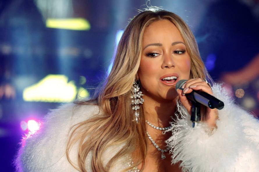 FILE PHOTO: Mariah Carey performs during New Year's eve celebrations in Times Square in New York City