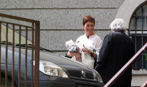 Leonarda i Zvonimir Boban krstili su Ružu u Zagrebu