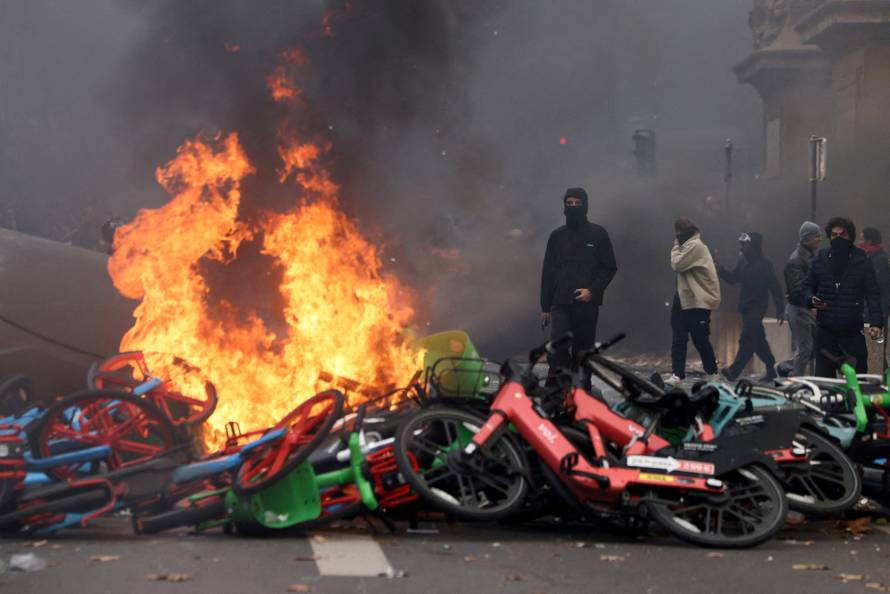 FILE PHOTO: Nationwide protests in France against the cost of living