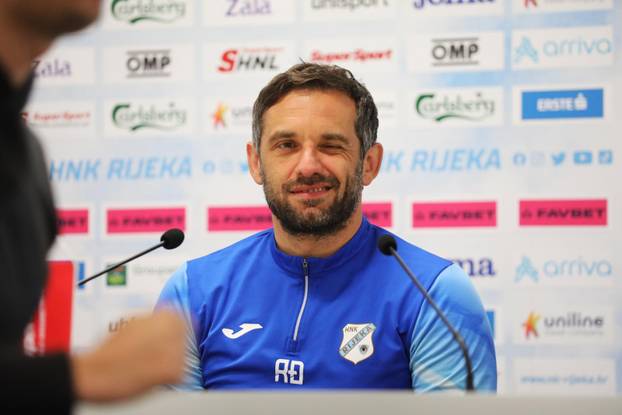 Rijeka: Djalovic and Zlomislic at a press conference