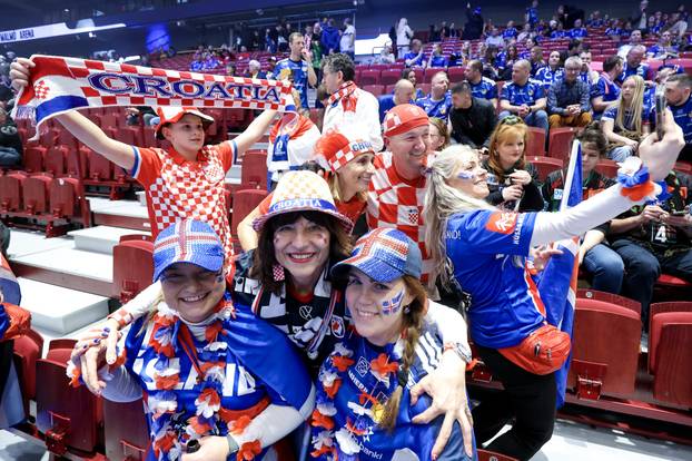 Susret Islanda i Hrvatske u drugom krugu EHF Europskog prvenstva, navijači 