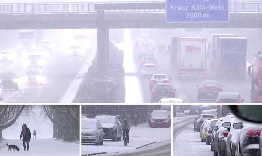 VIDEO Kaos u Njemačkoj zbog leda i snijega: Otkazani letovi,  meteorolozi najavili još snijega