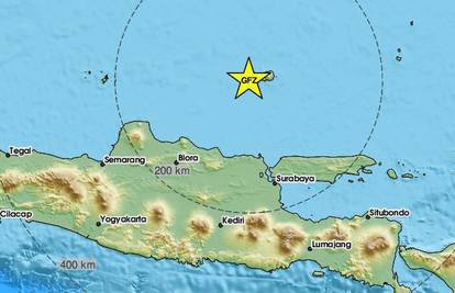 Snažan potres od 6,1 Richtera pogodio indonezijski otok Javu