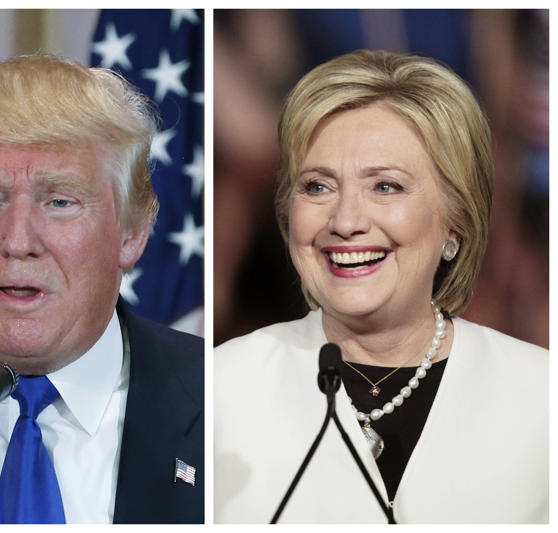 Izjednačeni: Trumpu i Clinton po 7 država na predizborima