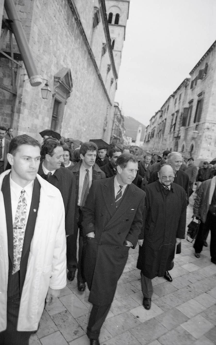 Britanski prijestolonasljednik princ Charles posjetio Dubrovnik, 8. 2. 1996.