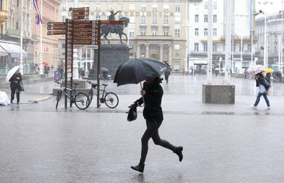 Pred nama su kiše, pljuskovi i oluje: Bit će toplo i nestabilno
