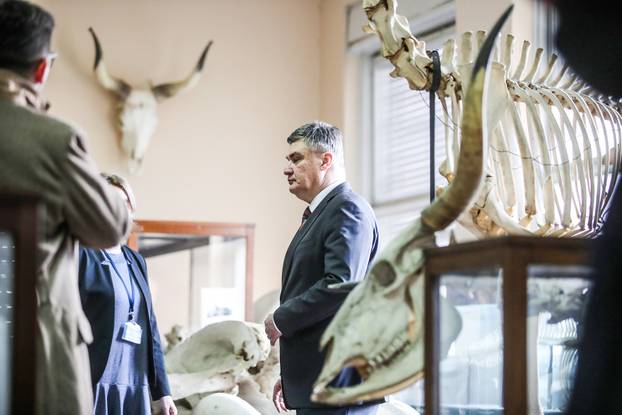 Zagreb: Predsjednik Milanović posjetio je Veterinarski fakultet Sveučilišta u Zagrebu