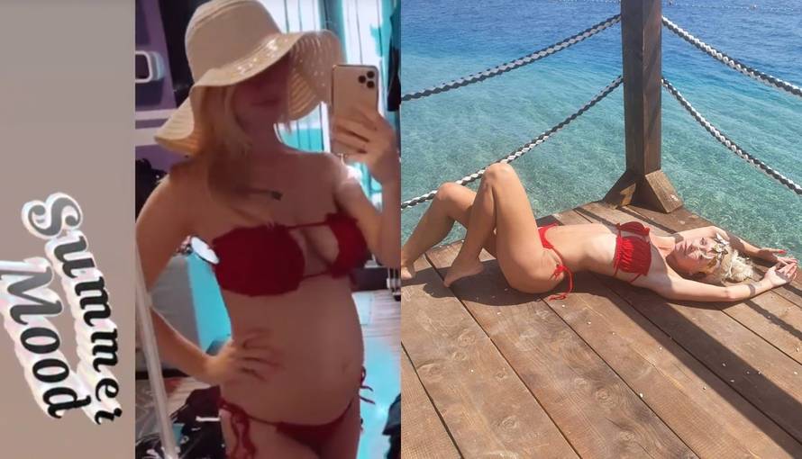 Barbara iz 'Savršenog' pokazala trudnički trbuh u mini bikiniju