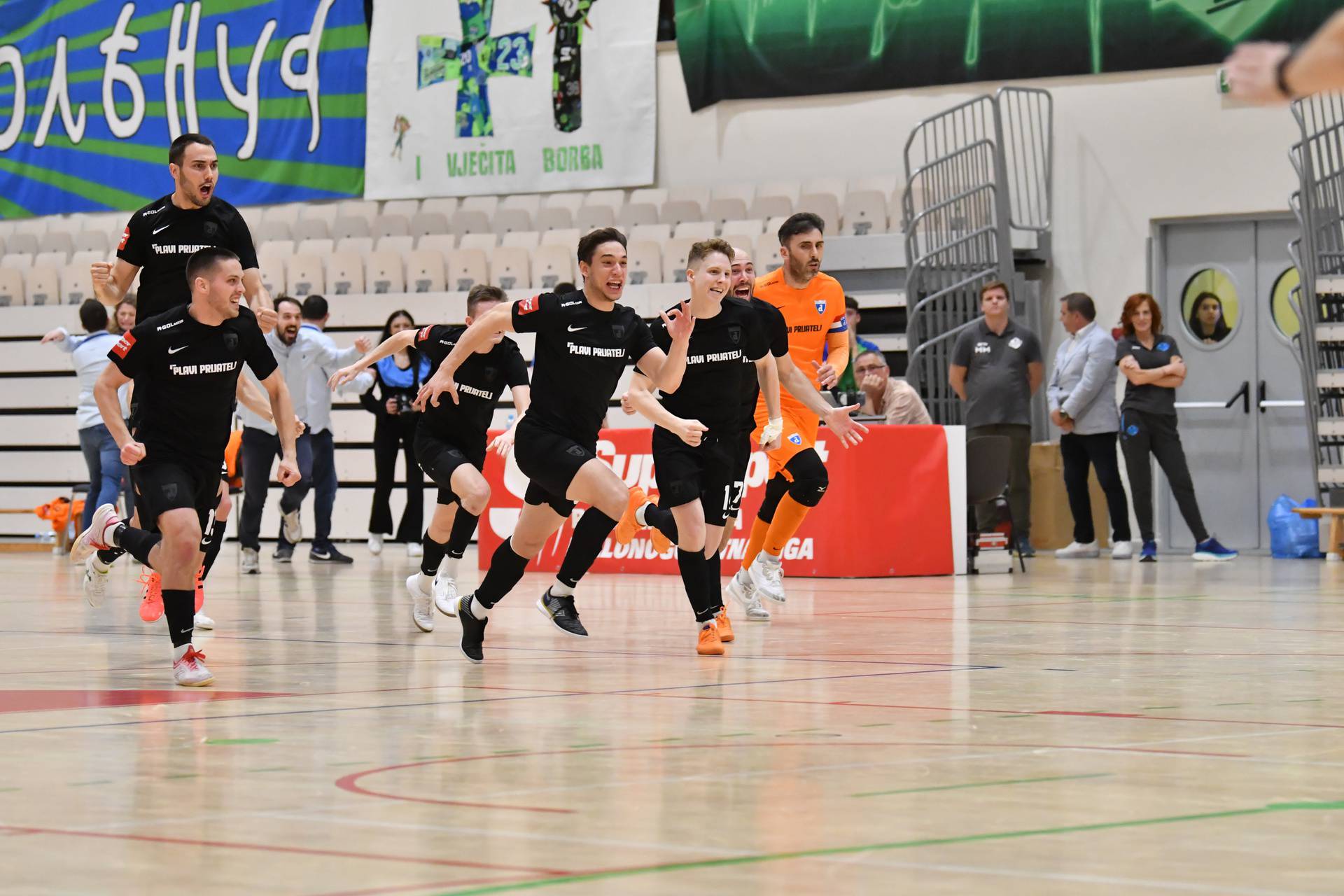 Omiš: 4. utakmica finala HMNL između Futsal Dinama i Olmissuma