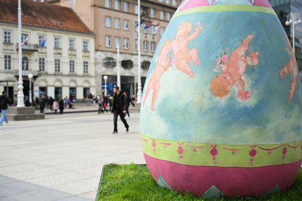 Zagreb: U centru grada postavljene velike pisanice