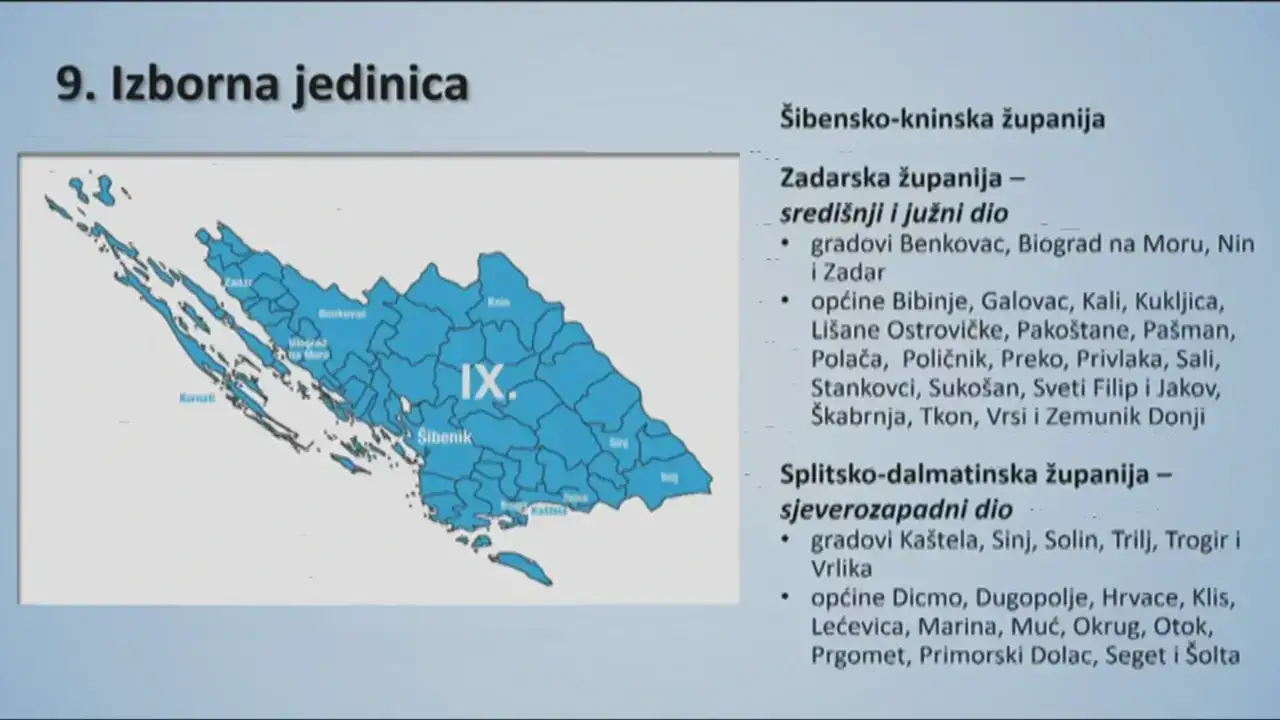 Ovo su nove izborne jedinice: Najveća promjena je u Zagrebu