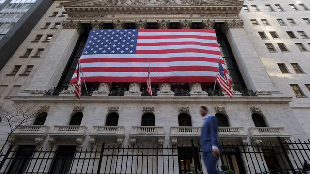 FILE PHOTO: A view of the New York Stock Exchange (NYSE) in New York City