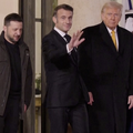 VIDEO Trump se vratio na veliku pozornicu: Stigao je u Pariz, tu su još i Macron, Zelenski...