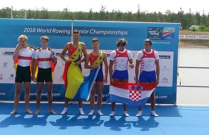 Lončarići doveslali do svjetske bronce u dvojcu bez kormilara