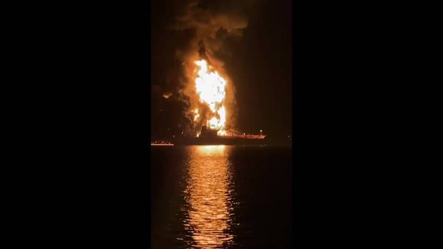 Fuel tankers erupt in flames after Iranian boat attacks in Gulf