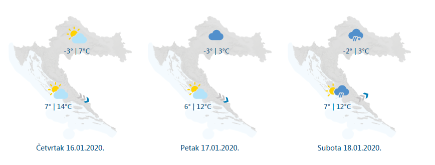 Temperatura i dalje u minusu: U subotu napokon stiže snijeg!