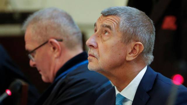 Former Czech Prime Minister Andrej Babis stands trial for alleged EU subsidy fraud in Prague