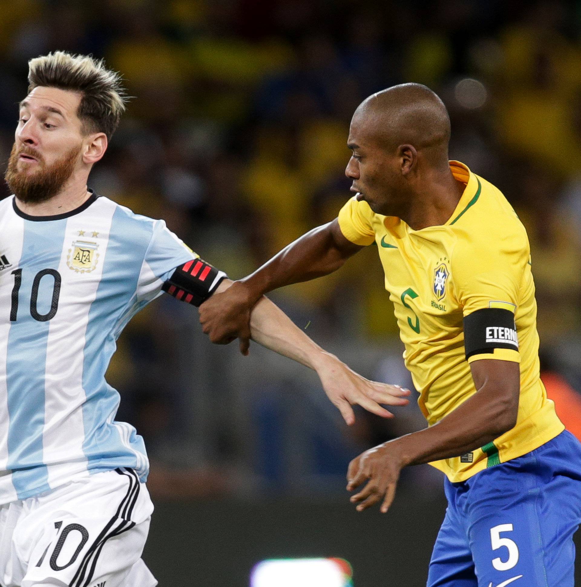 Football Soccer - Brazil v Argentina - World Cup 2018 Qualifiers
