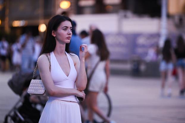Zagreb: Ljetna večernja atmosfera u centru grada