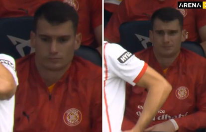 Kamere uhvatile Livakovića na klupi: Njegov pogled govori sve