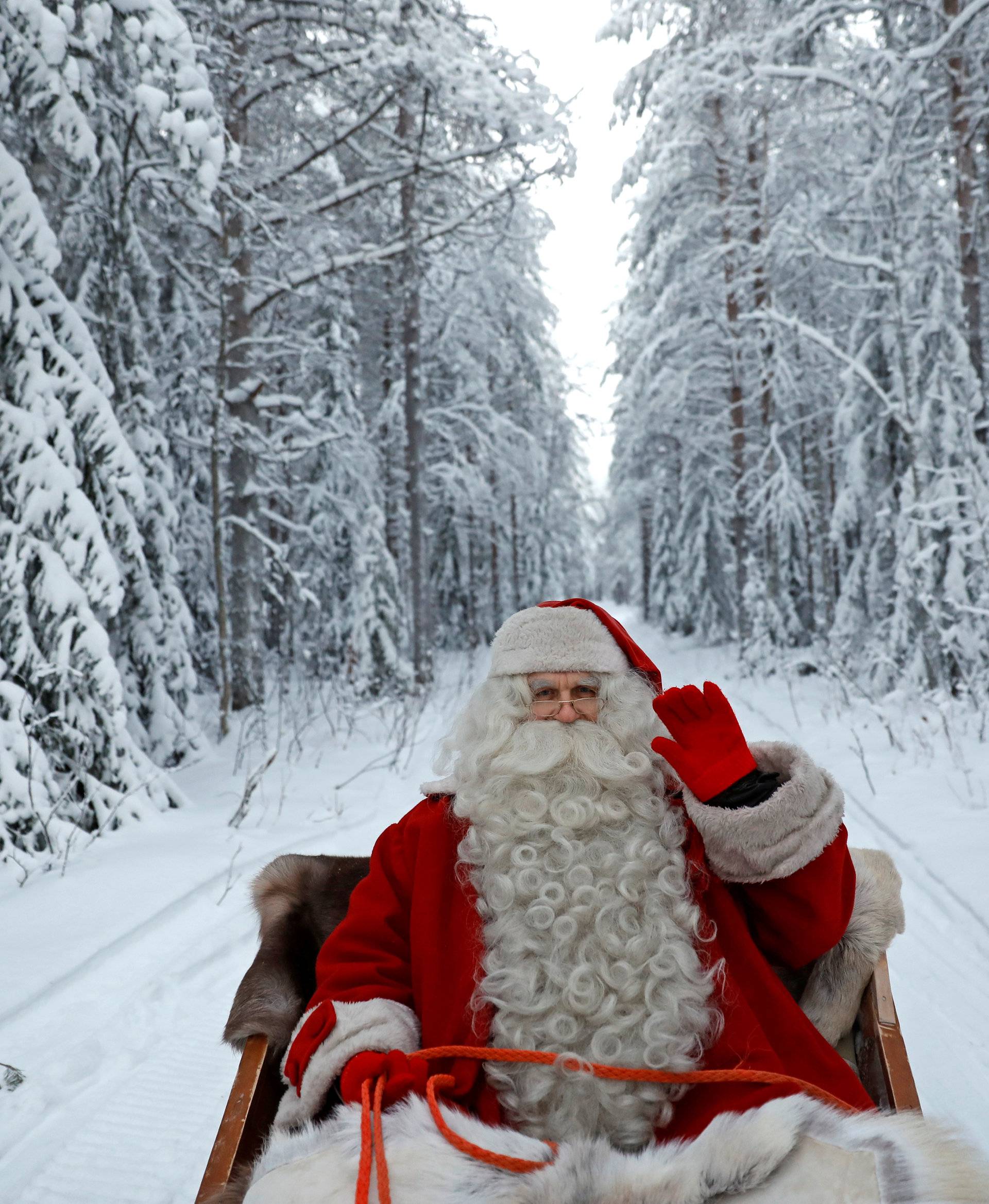 The Wider Image: Visiting Santa in Lapland