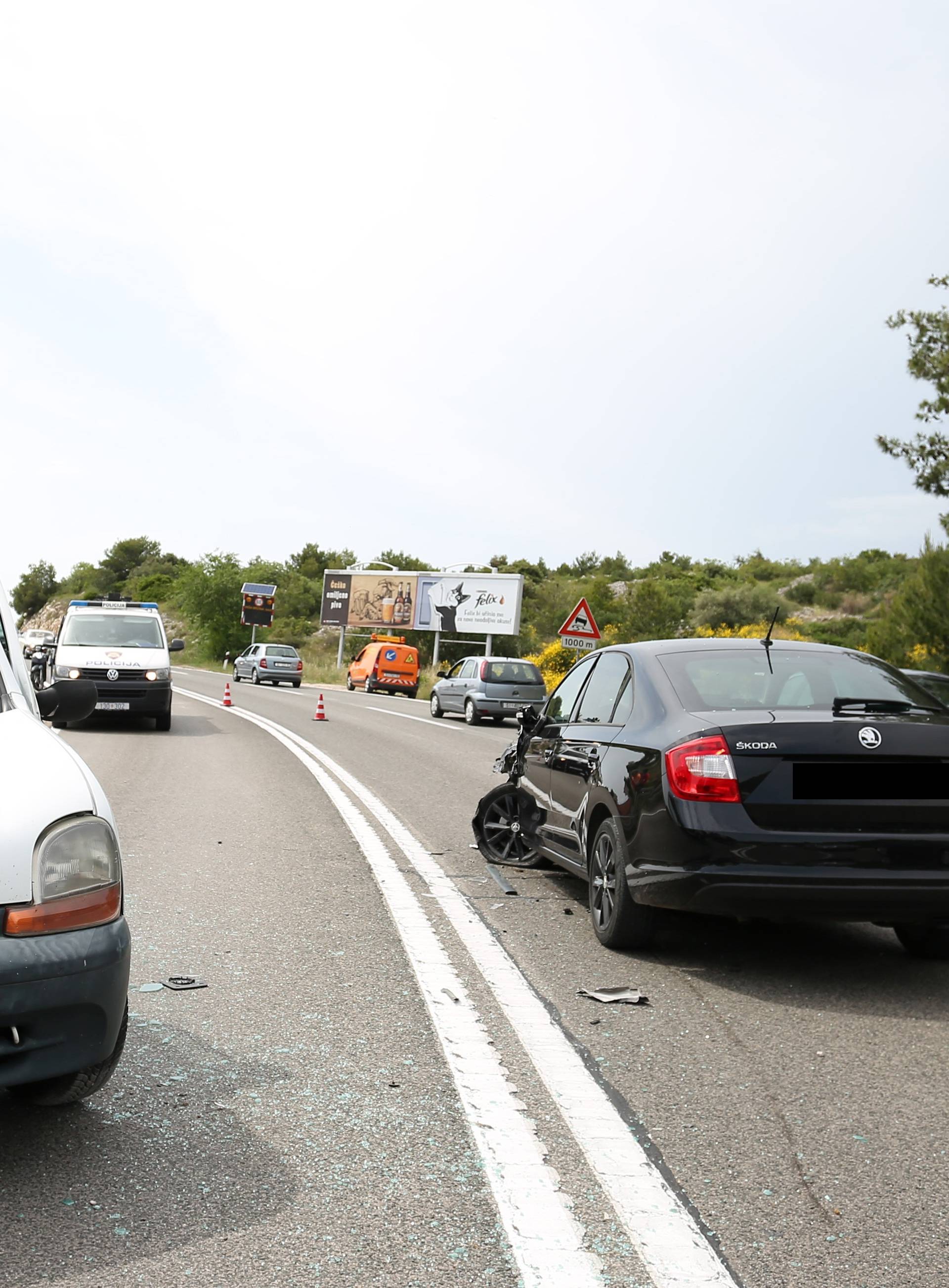 Sudar na šibenskoj obilaznici: Četvero ljudi lakše ozlijeđeno