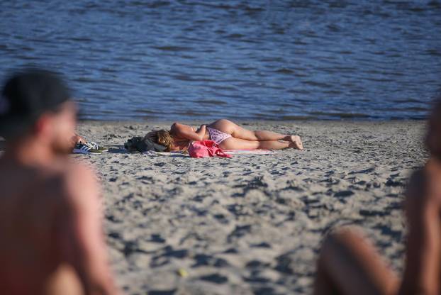 FOTO Kao na moru. Osječani spas od paklenih vrućina pronašli na Copacabani