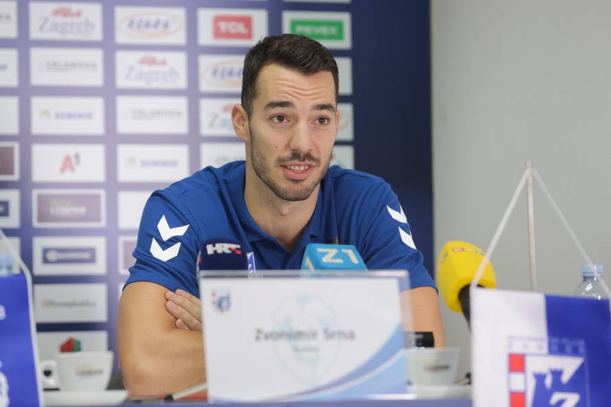 Zagreb: Konferencija za medije RK Zagreb uoči utakmice 3. kola Lige prvaka protiv Kolstada