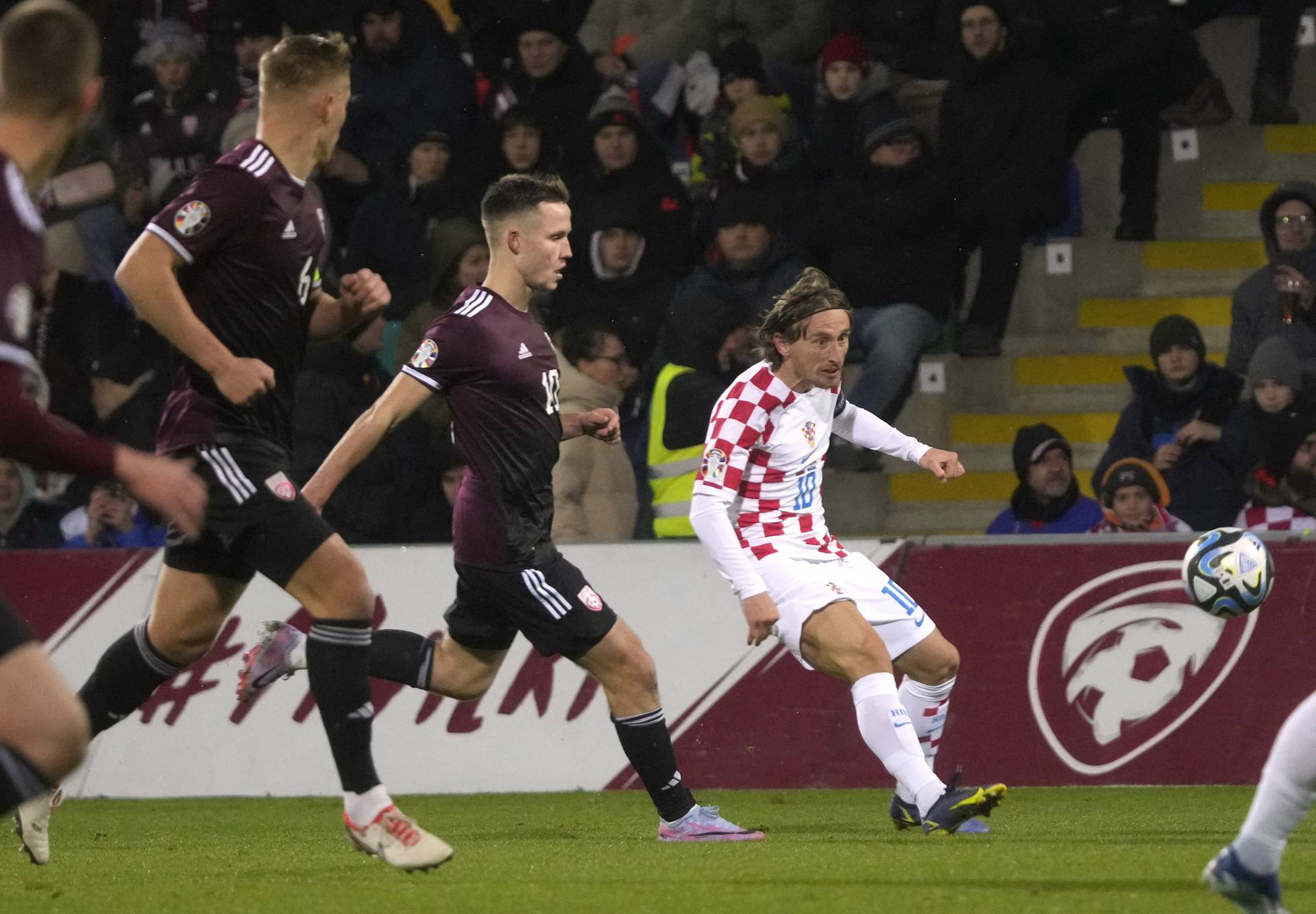 Euro 2024 Qualifier - Group D - Latvia v Croatia