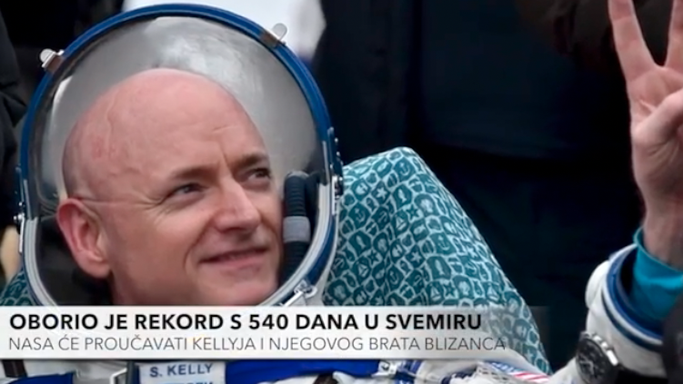 Nakon godine dana u svemiru astronaut se vratio na Zemlju