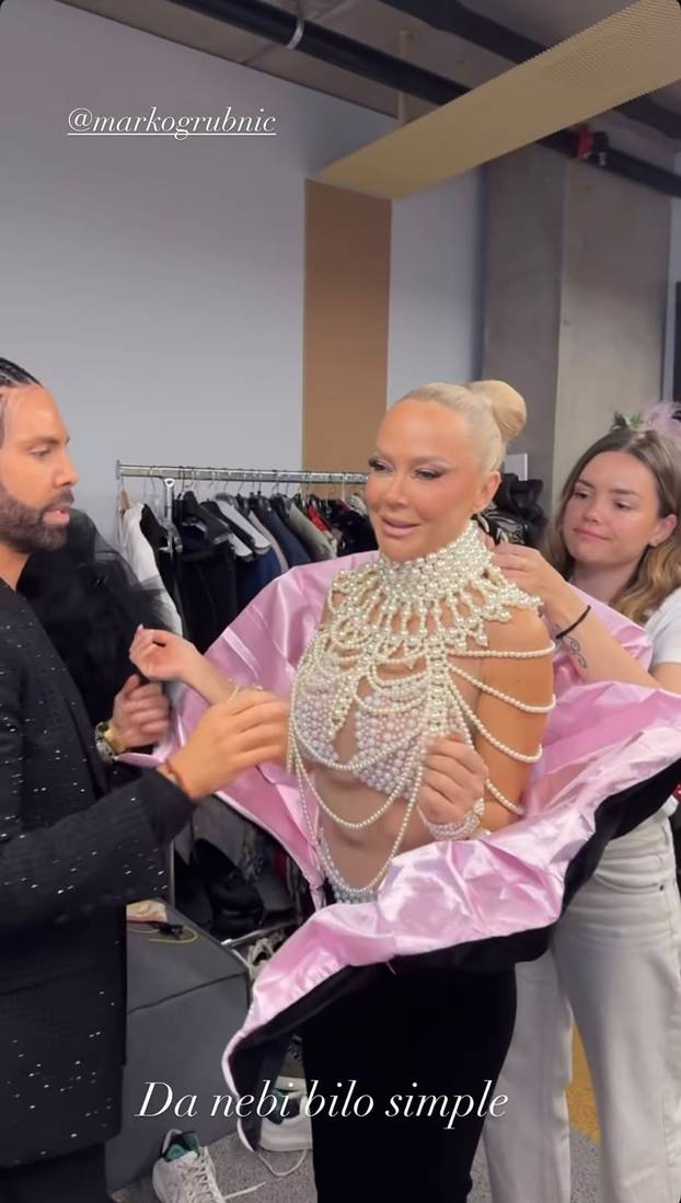 FOTO Maja Šuput prekrila grudi biserima za novu sezonu showa Supertalent: 'Da nije simple...'
