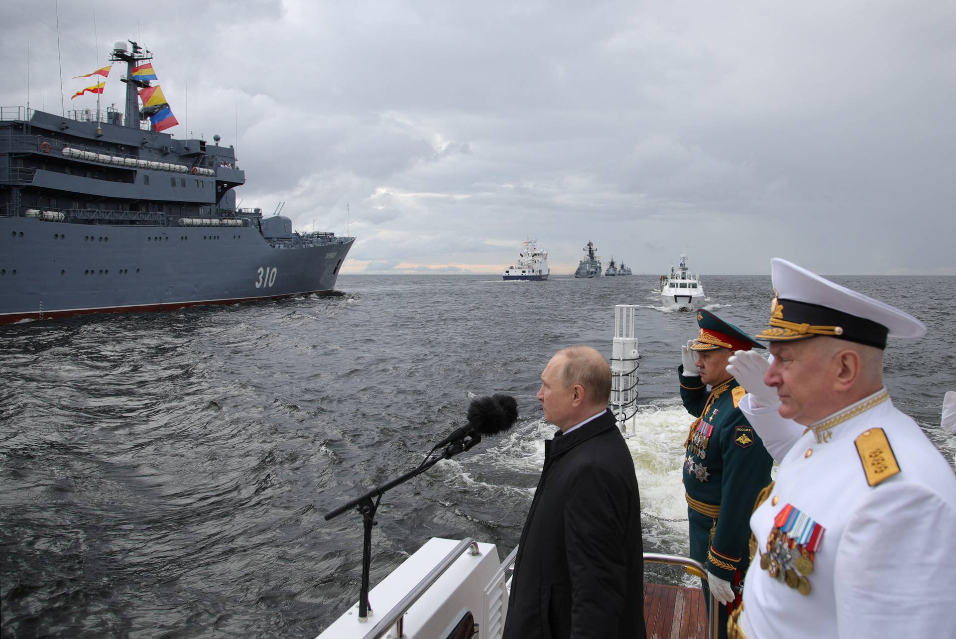 Russian Navy Day celebrations in Saint Petersburg