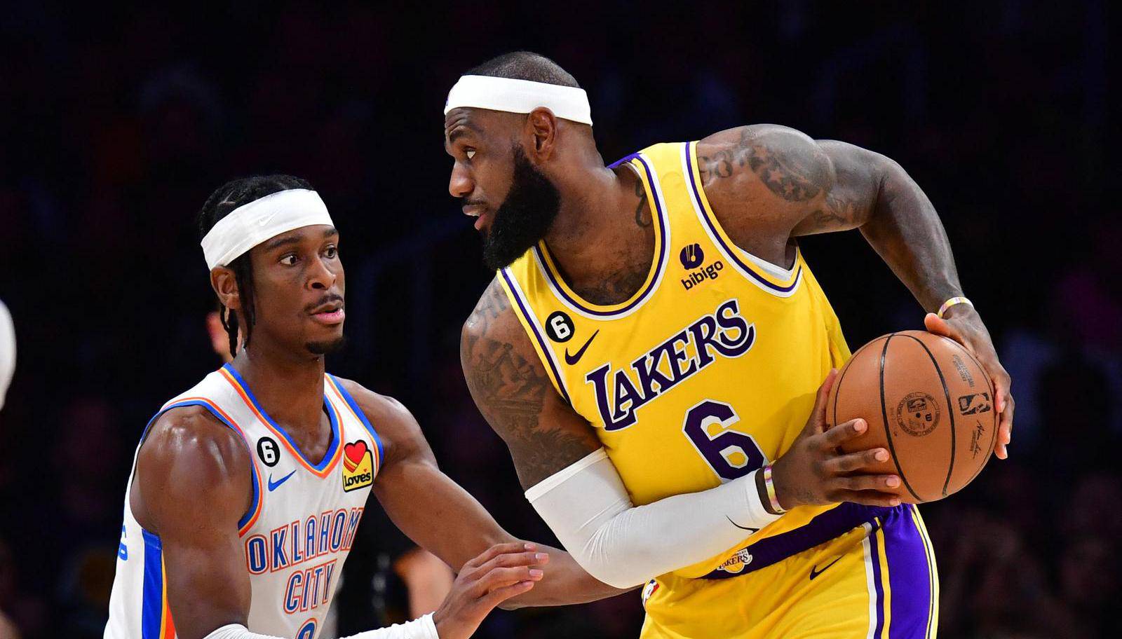 NBA: Oklahoma City Thunder at Los Angeles Lakers