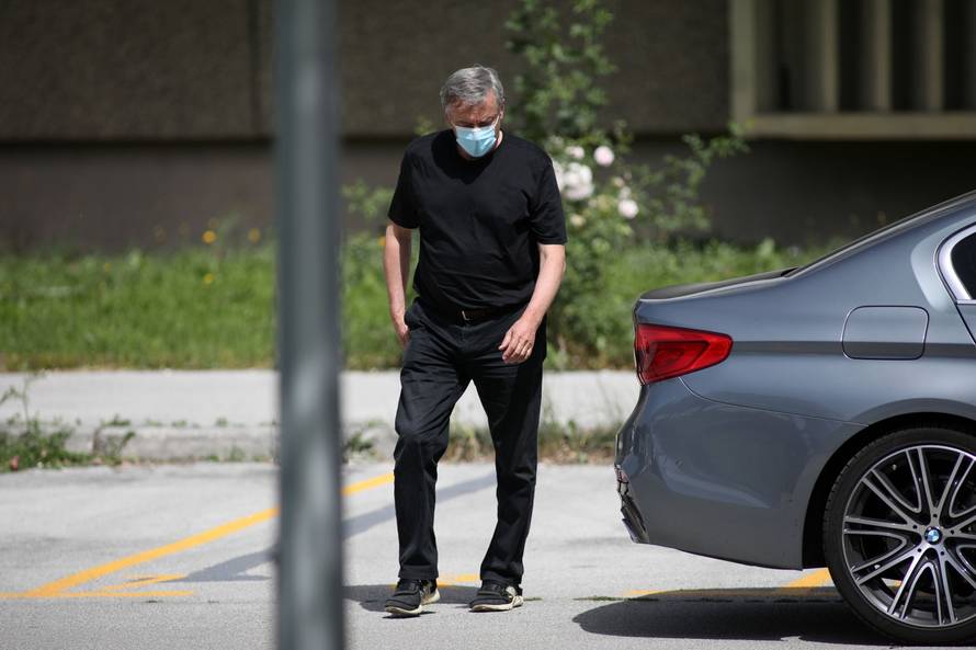 Sudac Ante Kvesić, kojeg je Mamić optužio za korupciju, izlazi iz Remetinca