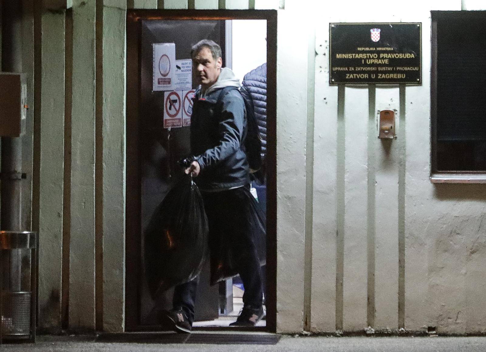 Zagreb: Damir Škugor, jedan od osumnjičenih u aferi INA, izlazi iz Remetinca