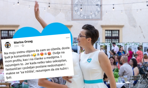 Marina Orsag nakon objave o vjenčanju: 'Razumijem vas, ljuti ste jer sam postala nedostupna'
