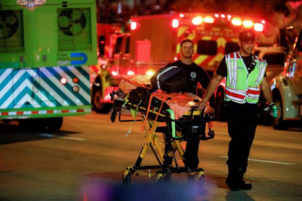 Partial building collapse in Miami Beach