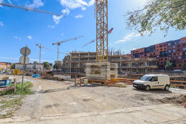 Zageb: Građevinski radovi na kompleksu Trga pravde