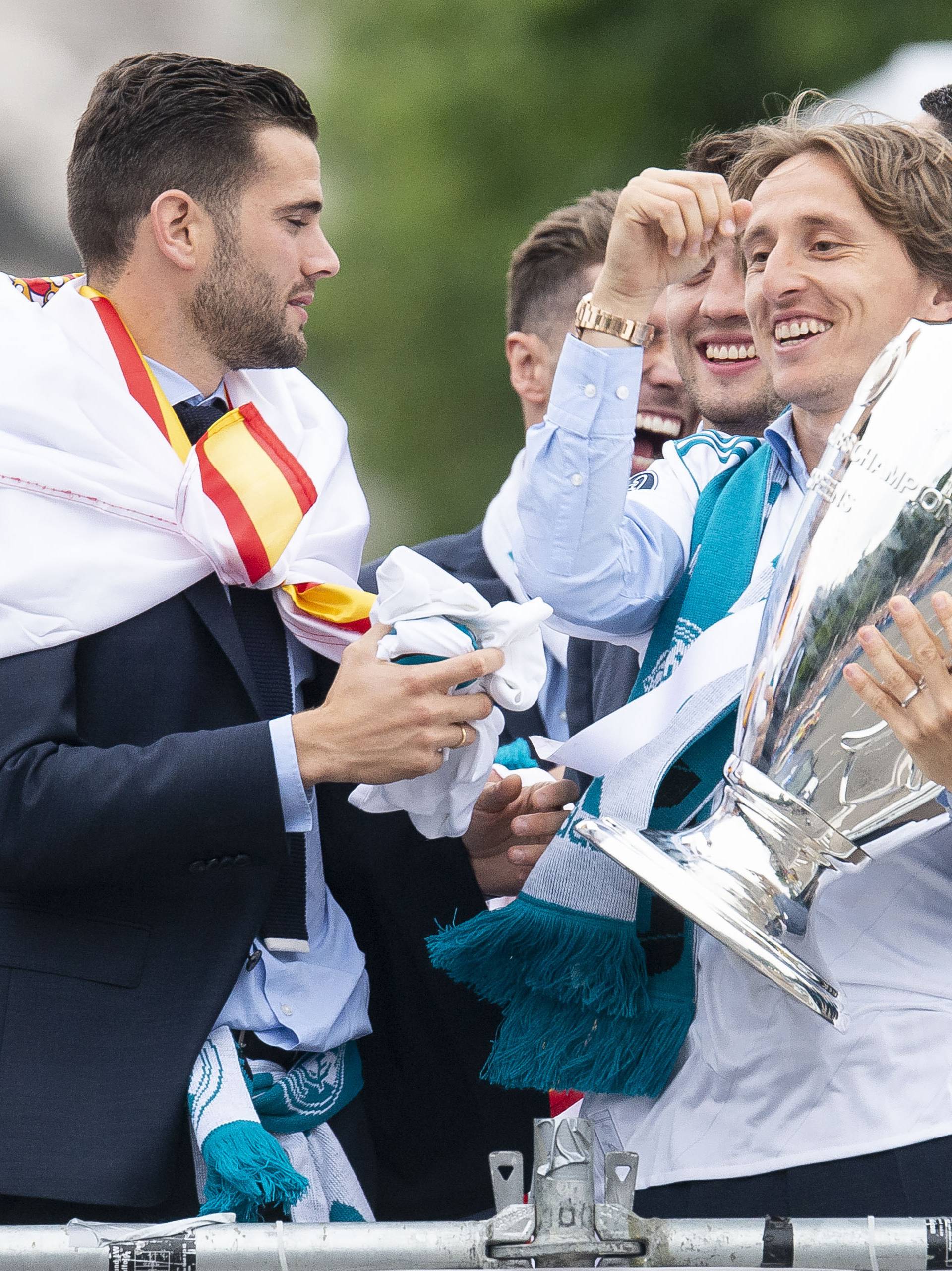 Real Madrid celebrates the Thirteen Champions League.