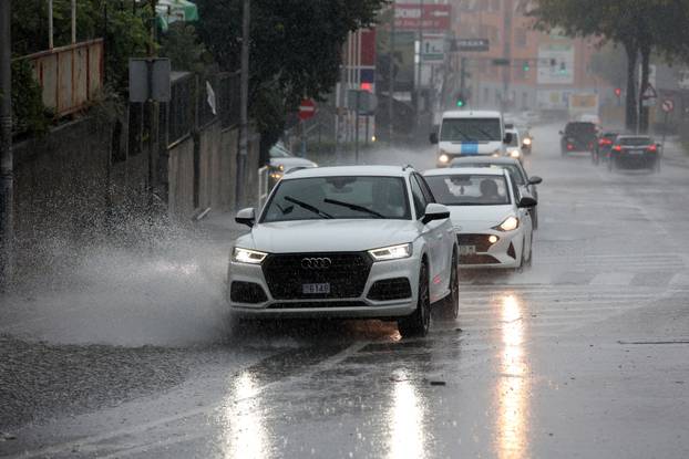 Veliki pljusak u Rijeci 