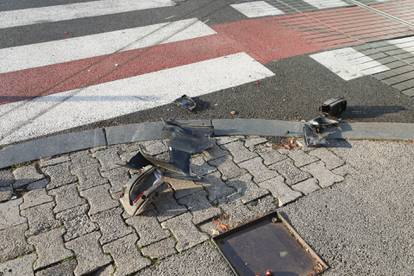 FOTO Kaos u centru Zagreba: Tri auta se sudarila na raskrižju