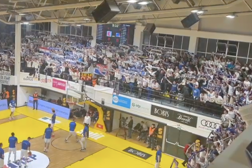 Atmosfera uoči finala Kupa KK Zadar - Cibona