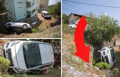 VIDEO Stravične scene iz Rijeke: Autom pao u dvorište i poginuo