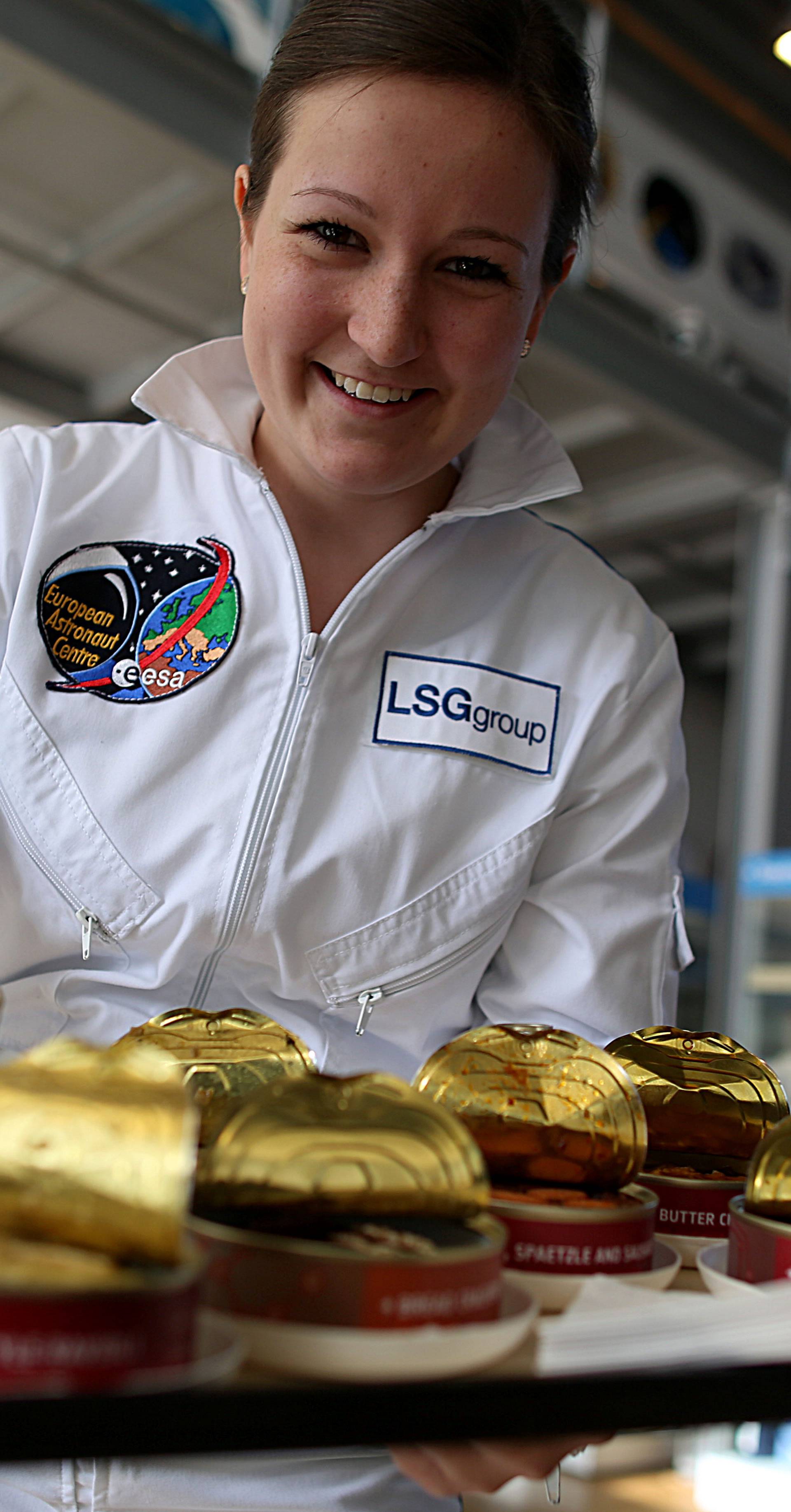 Menus in outer space: ESA and LSG present astronaut's food