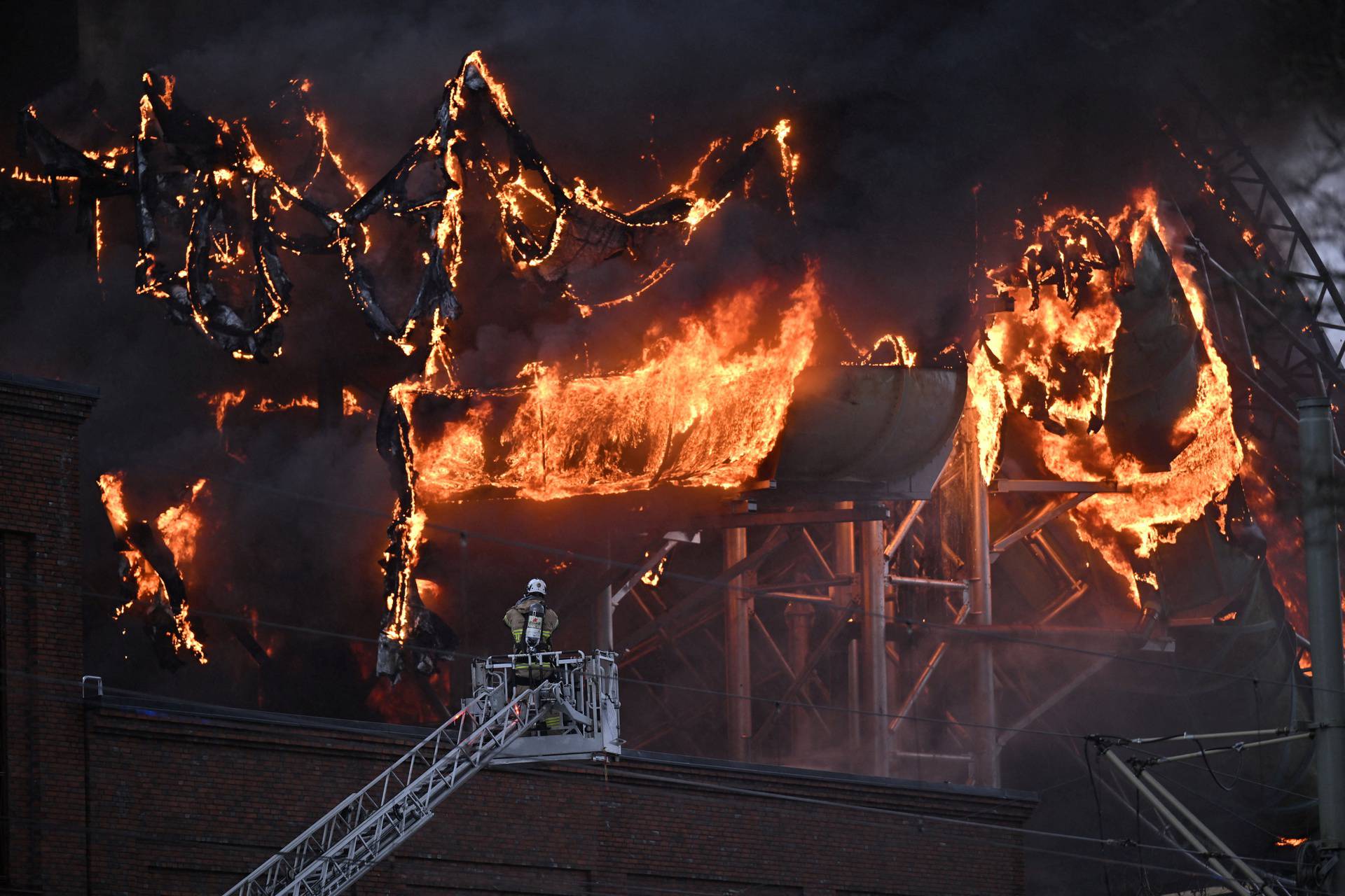 Fire at Liseberg amusement park in Gothenburg